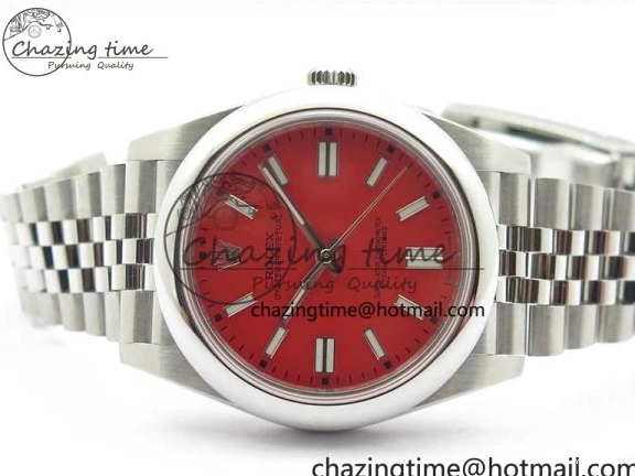 Bracelet Jubilee Dial SS A2813 Perpetual BP 41mm on Oyster Maker Best Red Edition 124300 0104